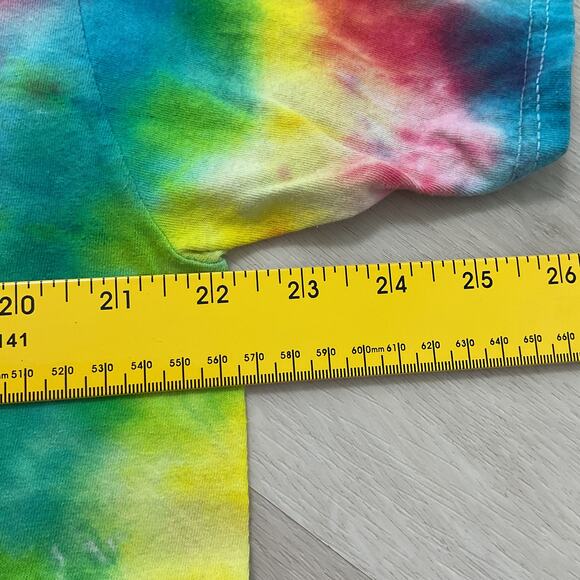 Fruit of the Loom Multicolor Tie Dye Mickey Mouse Adult XL Tee - Picture 5 of 6